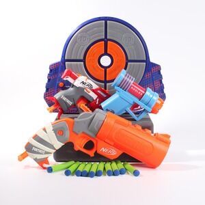 Nerf Fortnite Super Flare, Micro Shot & Roblox Blaster Set Digital Target